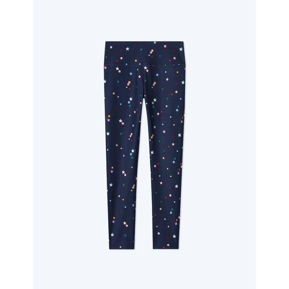 Summersalt Do It All High Rise 7/8 Leggings Deep Sea Blue Scatter Star Print 10 - Picture 2 of 11